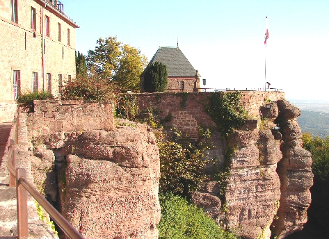 Mont Sainte Odile - Les belvdaires sur l'alsace - Photo BERTHEVILLE